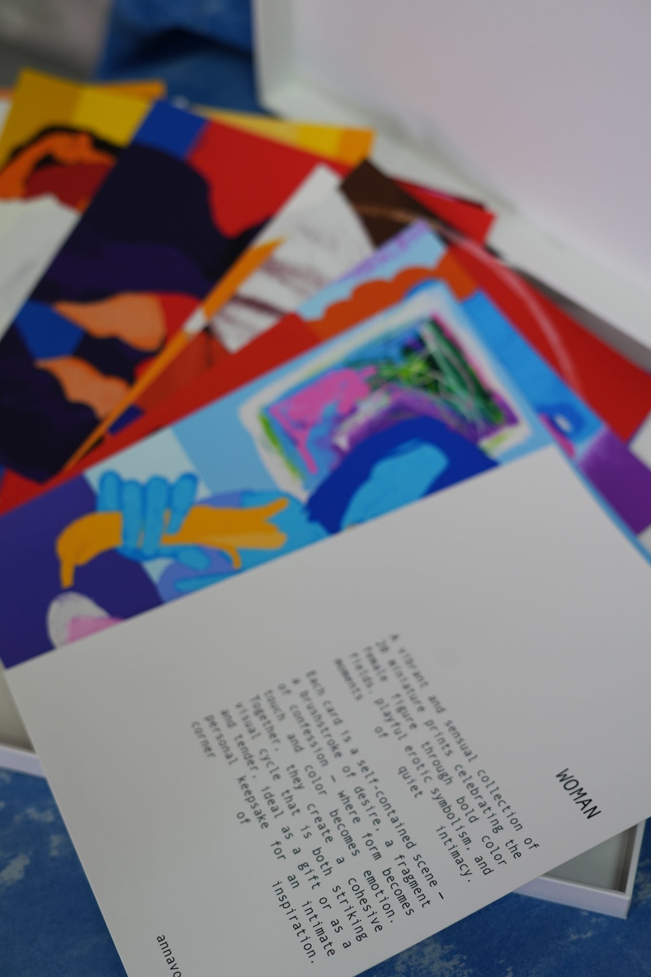 WOMAN. collectible cards