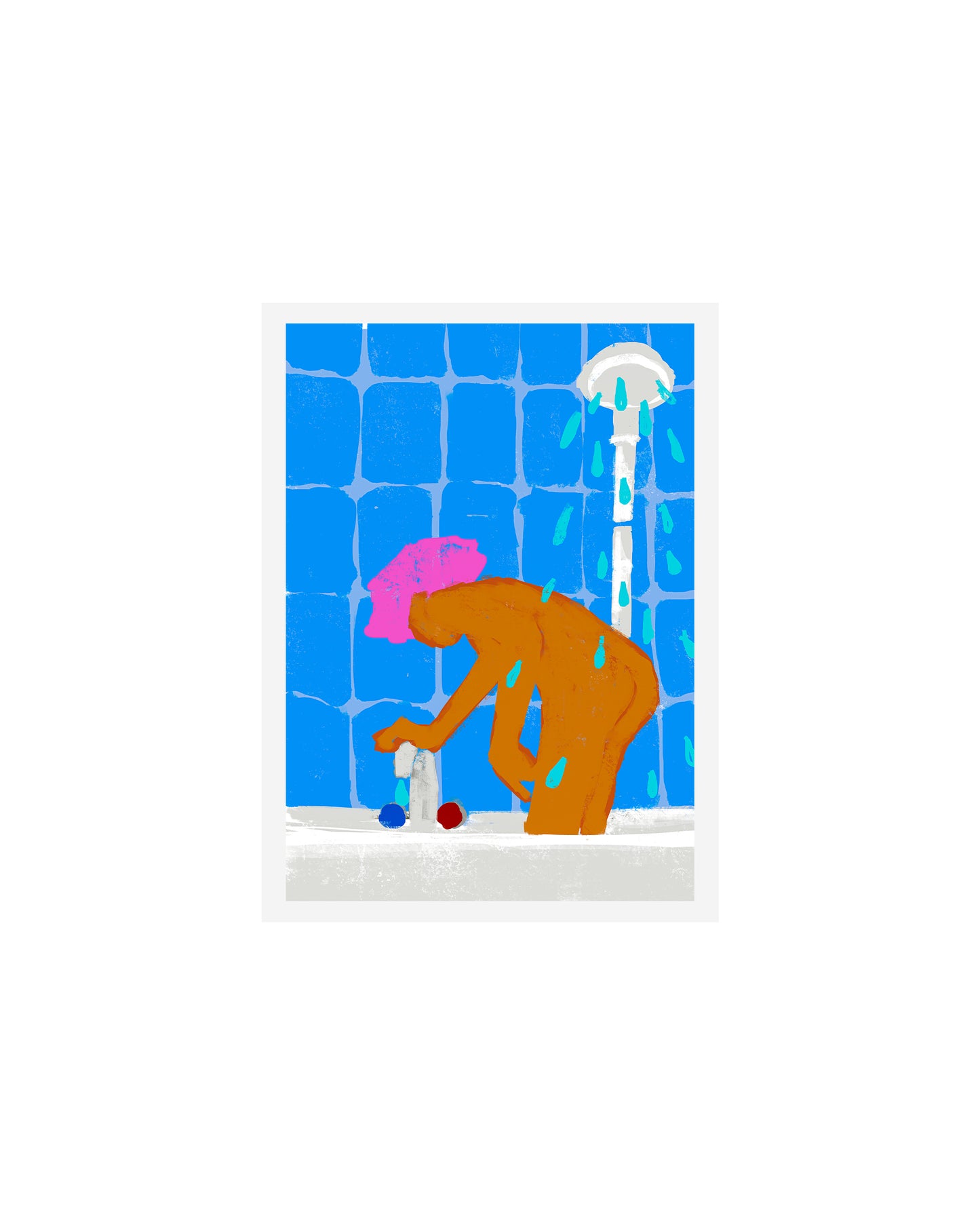 print "shower"